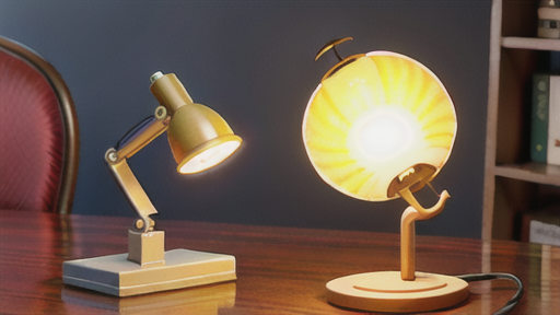 口金方式のランプを接続