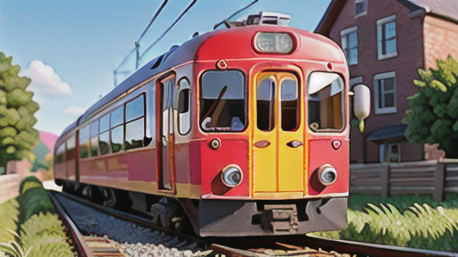 電車のパンタグラフとトロリ線