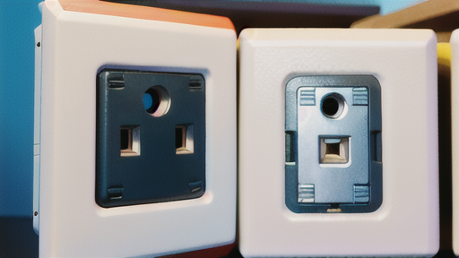 大型四角アウトレットボックスの設置例