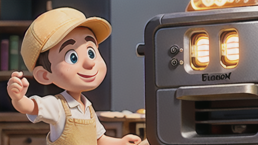 トーマス・エジソンとトースター