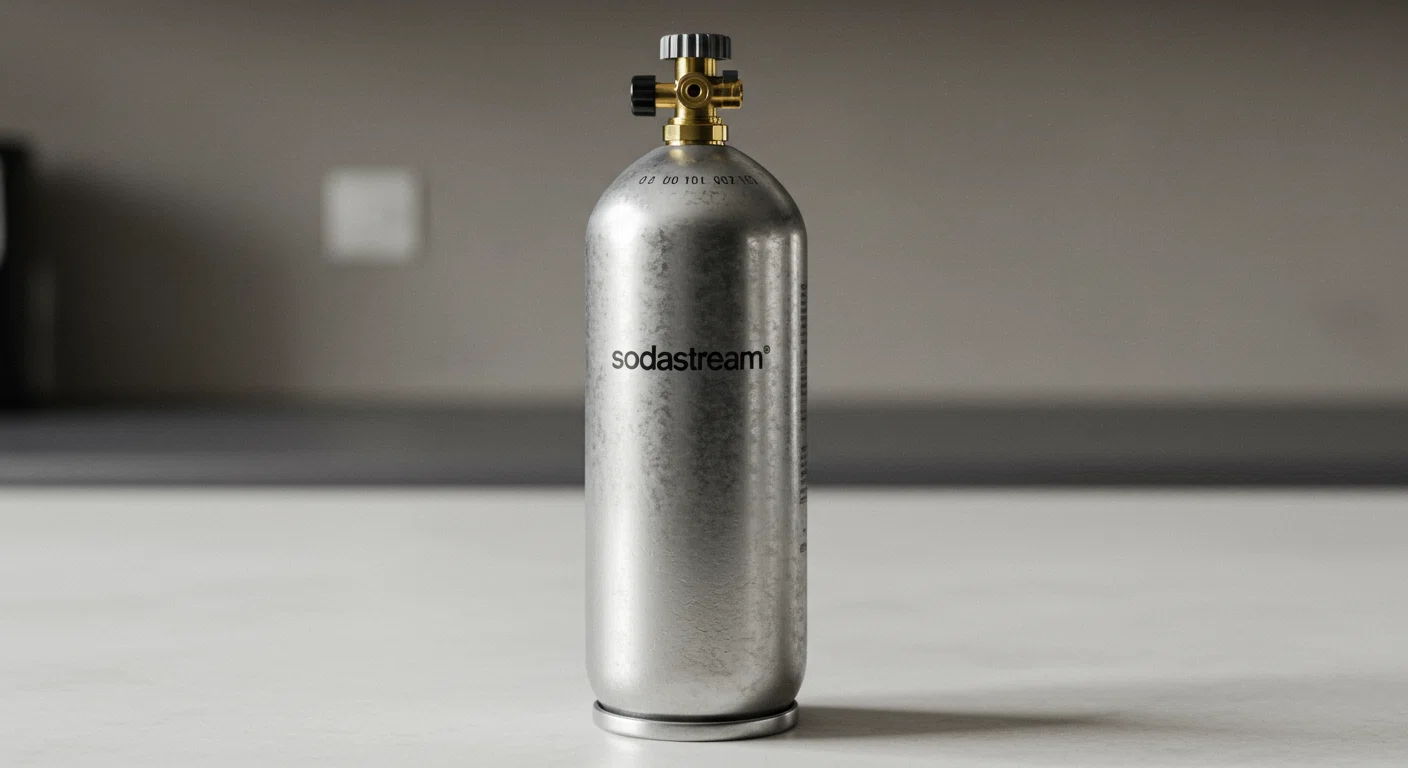 ソーダストリームのガスシリンダー