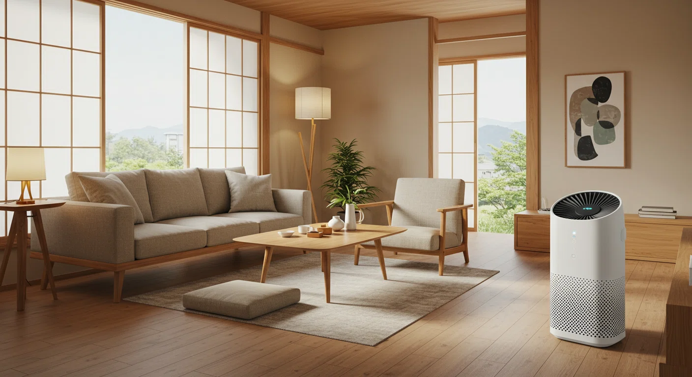 エアドッグX5Dを使用したリビングルーム