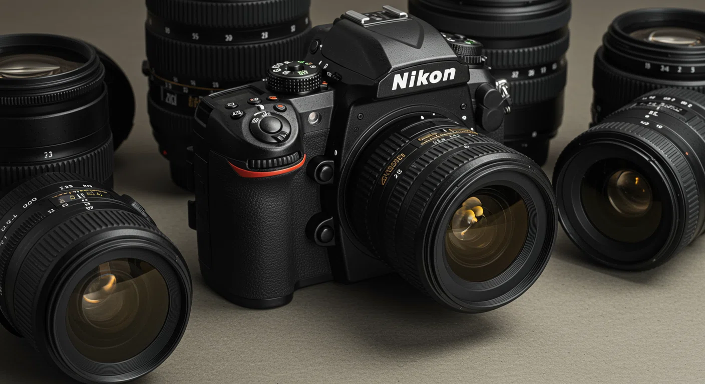 ニコンデジタル一眼レフカメラとレンズ
