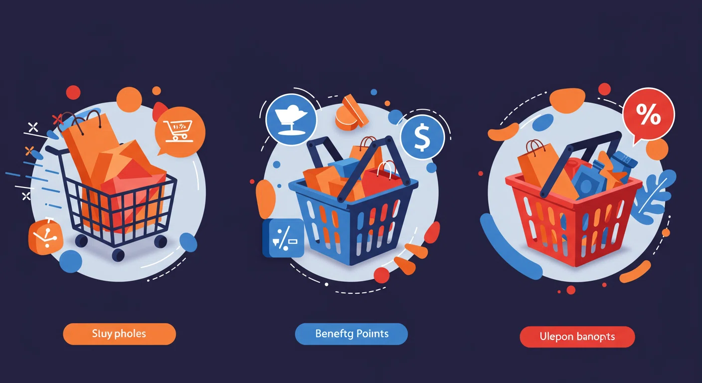 主要ネット通販サイトの比較イメージ