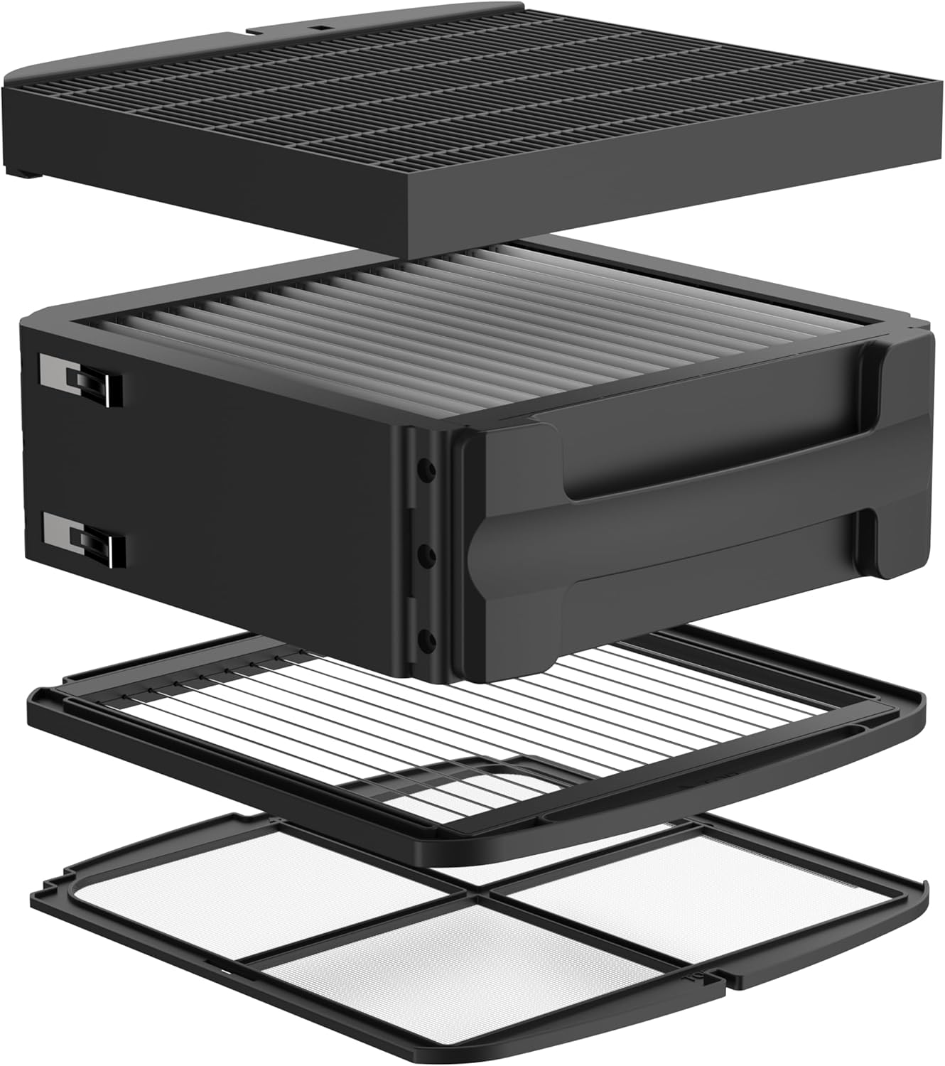 エアドッグX5DのTPAフィルター洗浄の様子