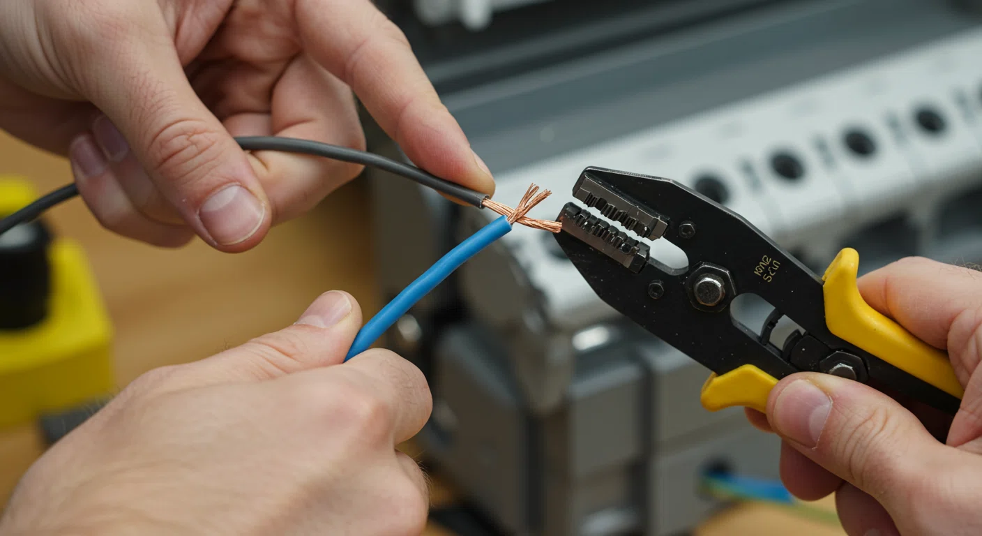 電線被覆の正しい剥ぎ取り方