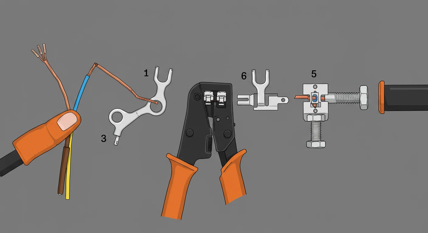 リング端子の施工手順