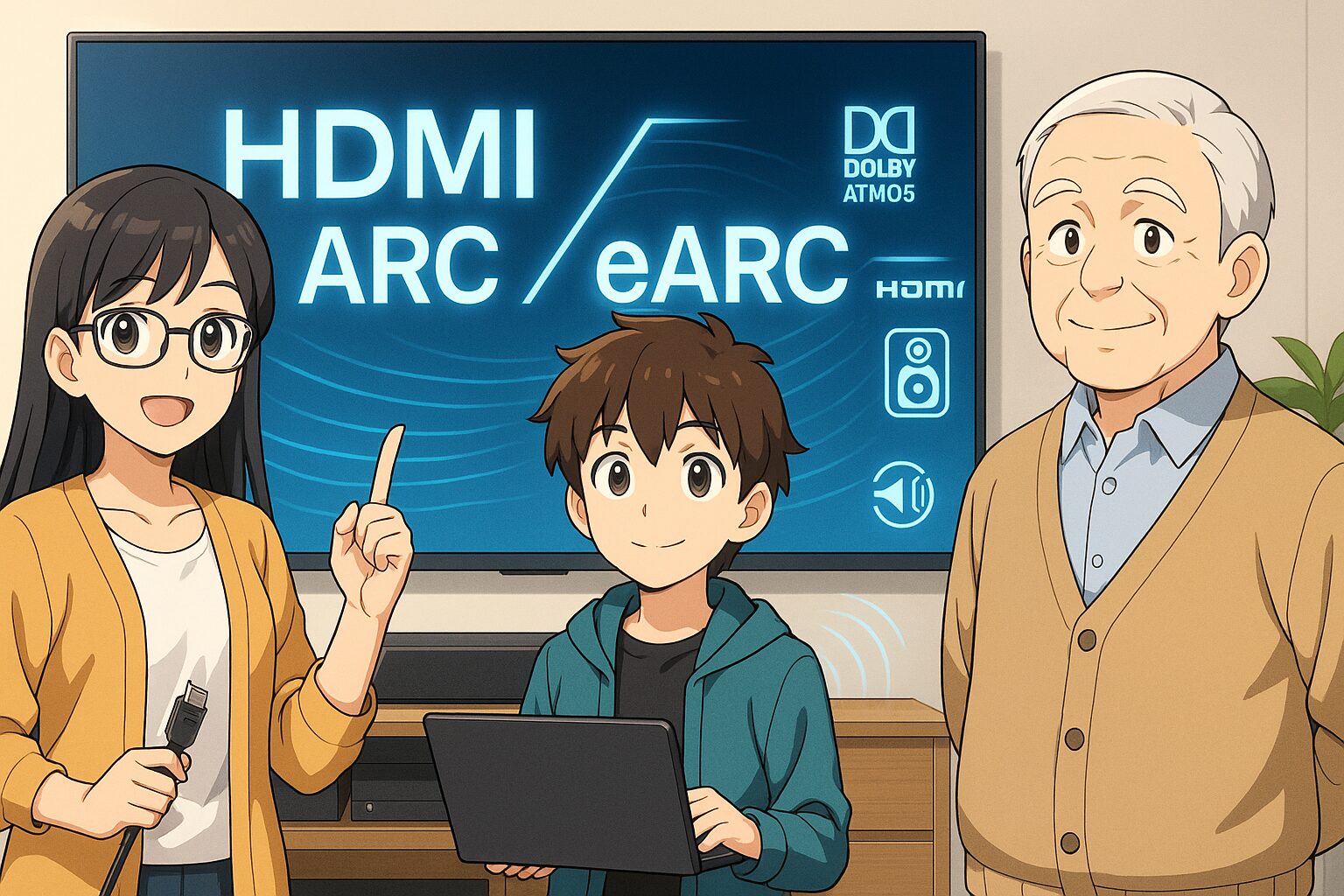 HDMI ARC/eARCの違いと使い方完全ガイド - 音が出ない時の解決法も