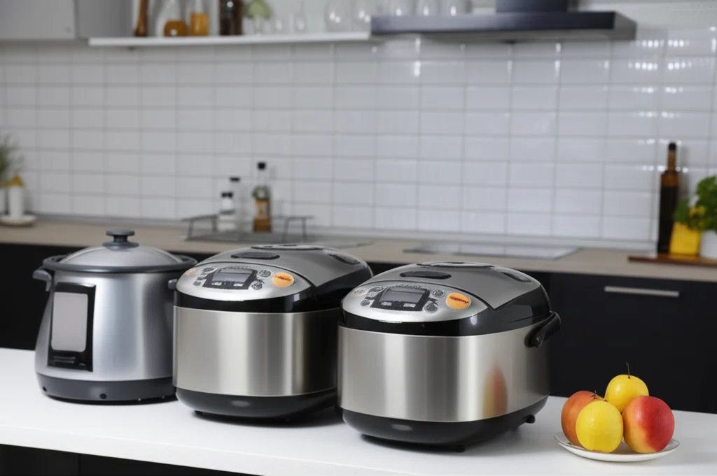 さまざまな種類のマイコン炊飯器